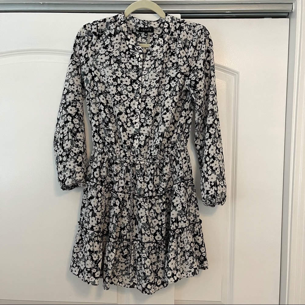 1State Floral Dress
